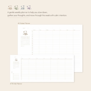 printable weekly planner insert