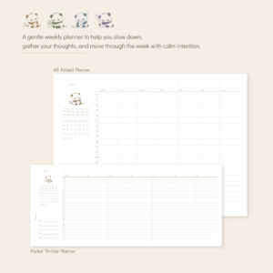 printable weekly planner insert